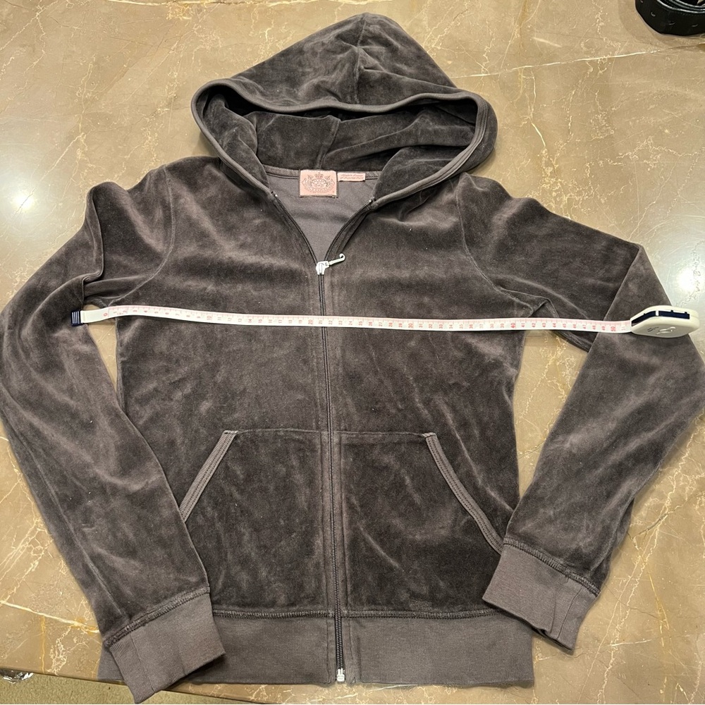 Juicy Coutour Velvet Zip-Up Hoodie